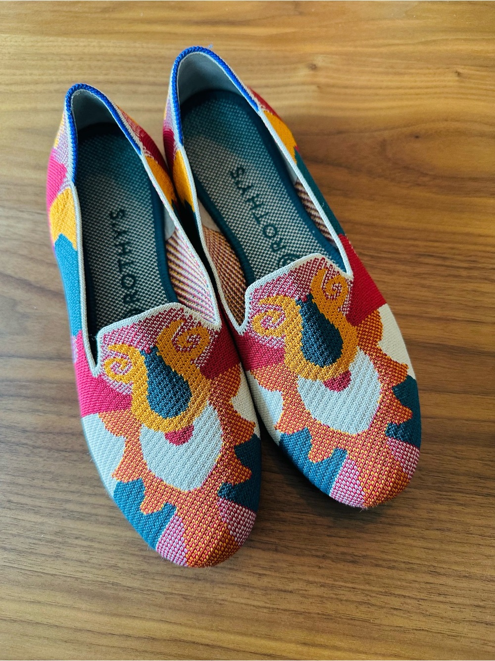 NWOT Rothy's The Loafer flats in the rare, retired Moroccan Amber Size 9